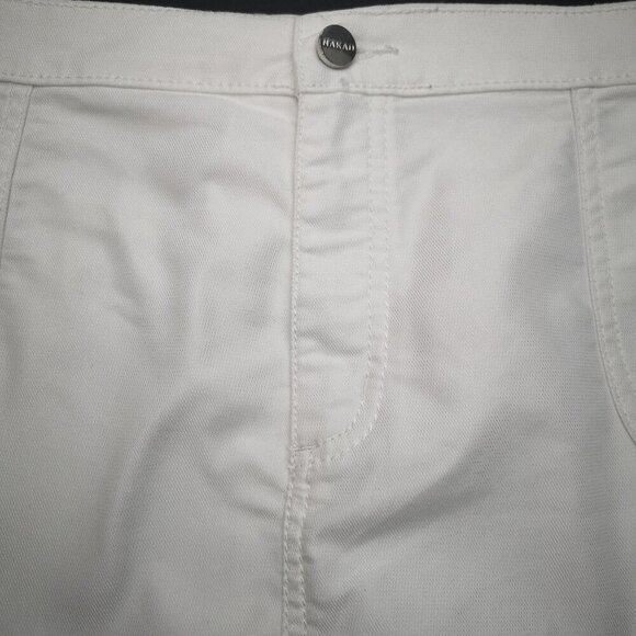 Nakad Ladies Size 13 White Zipper & Button Closure Lightweight Skirt - Picture 6 of 11